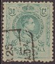 Spain 1909 Alfonso XIII 30 CTS Green Edifil 275. 275 u. Uploaded by susofe
